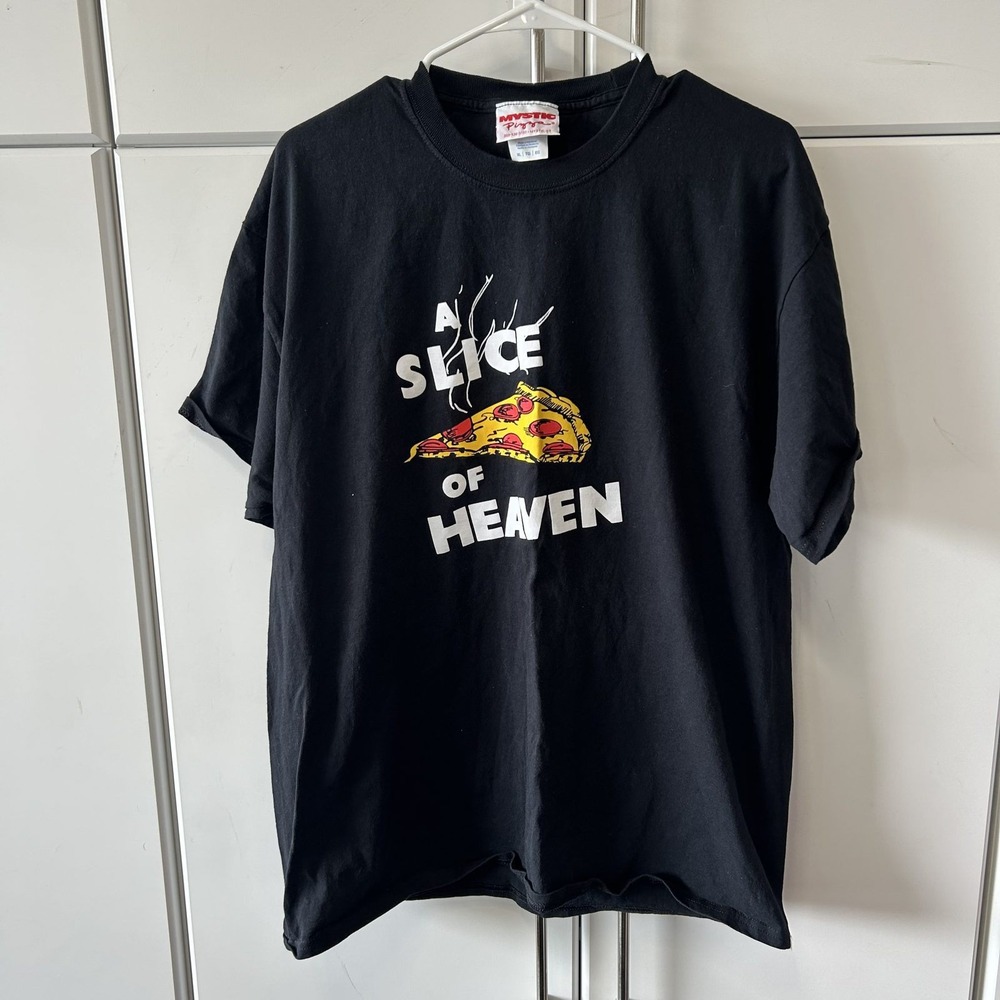 Mystic Pizza A Slice of Heaven Graphic T-Shirt Black XL Movie Souvenir Tee